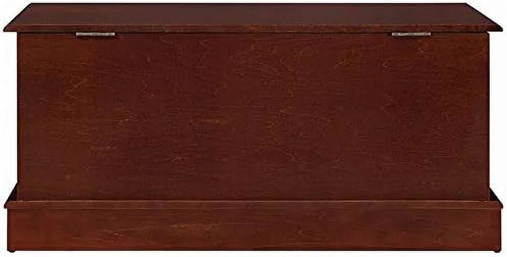 Warm Brown Cedar Lined Wood Storage Blanket Chest Trunk M834