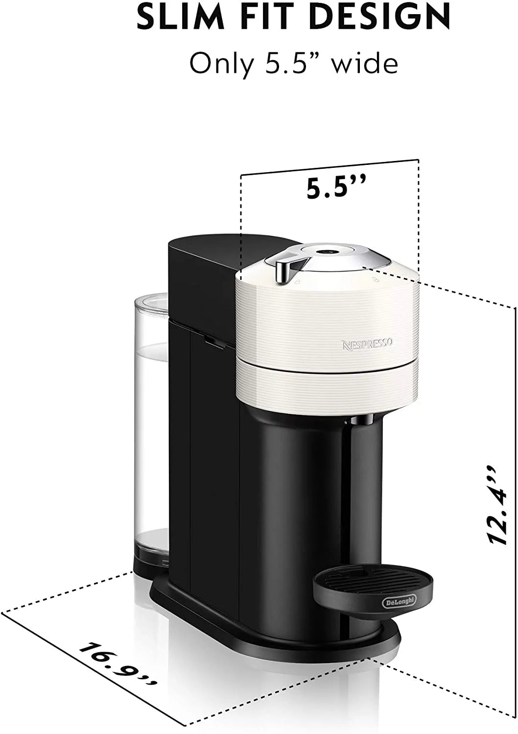 White Coffee and Espresso Machine B5244