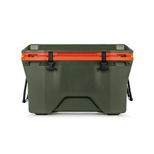 Olive Green and Orange 30 Quart Cooler E6387