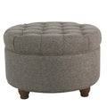 Tufted Storage Ottoman W7053
