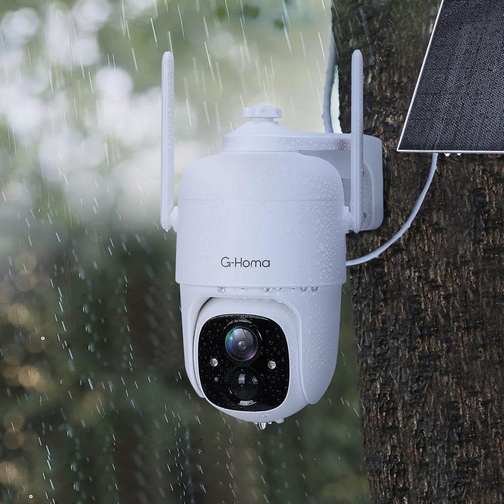 Solar Powered Wireless 360° PTZ Security Camera B50579