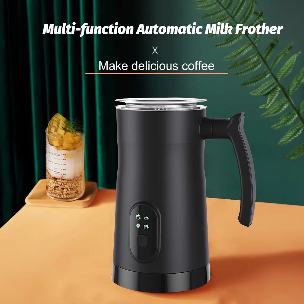 4 in 1 Stainless Steel Electric Milk Frother and Steamer Y891