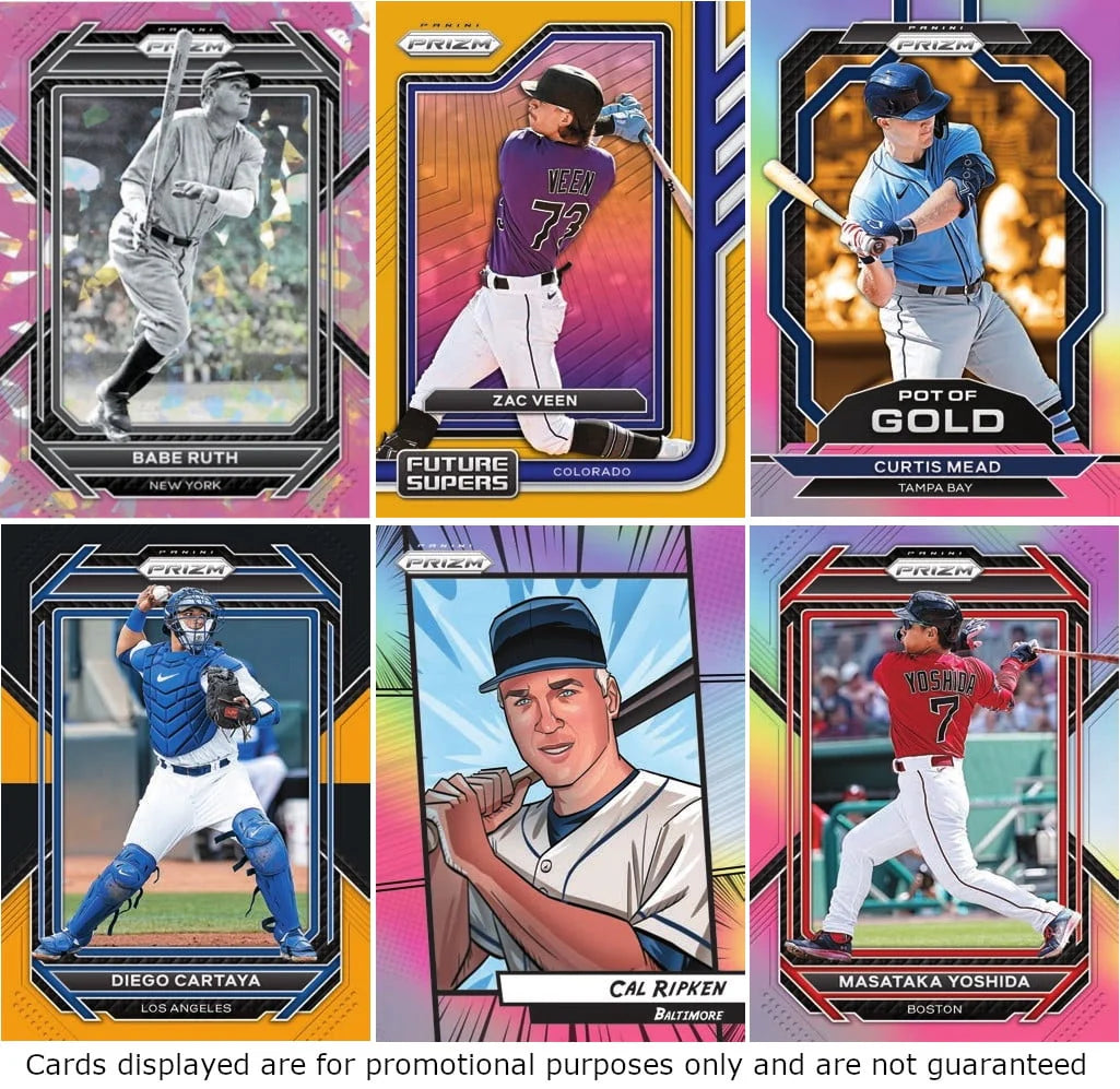 2023 Panini Prizm Baseball Trading Cards Mega Box I73648