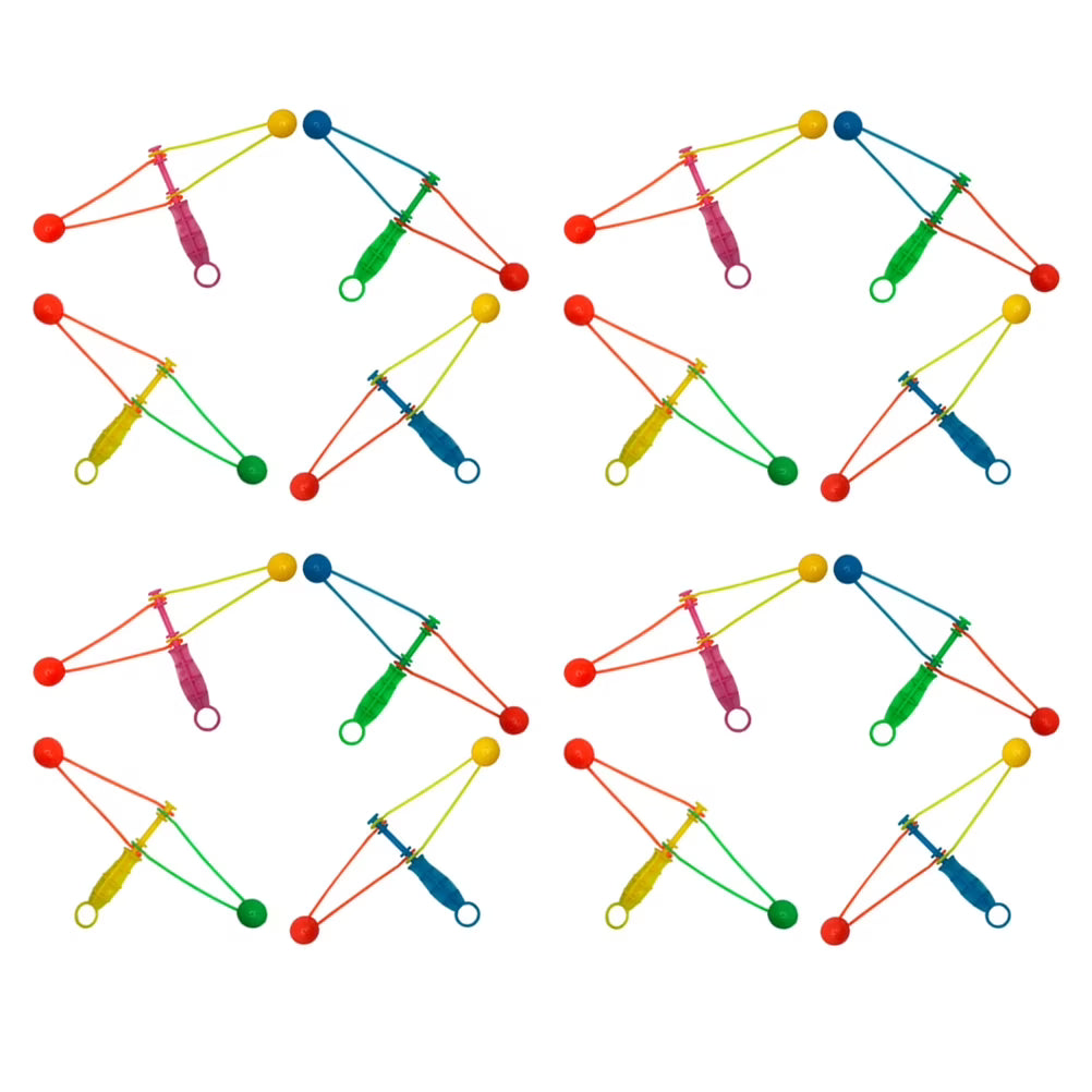 30 Pcs Plastic Hand Cranked Bumper Ball Toy Z452552
