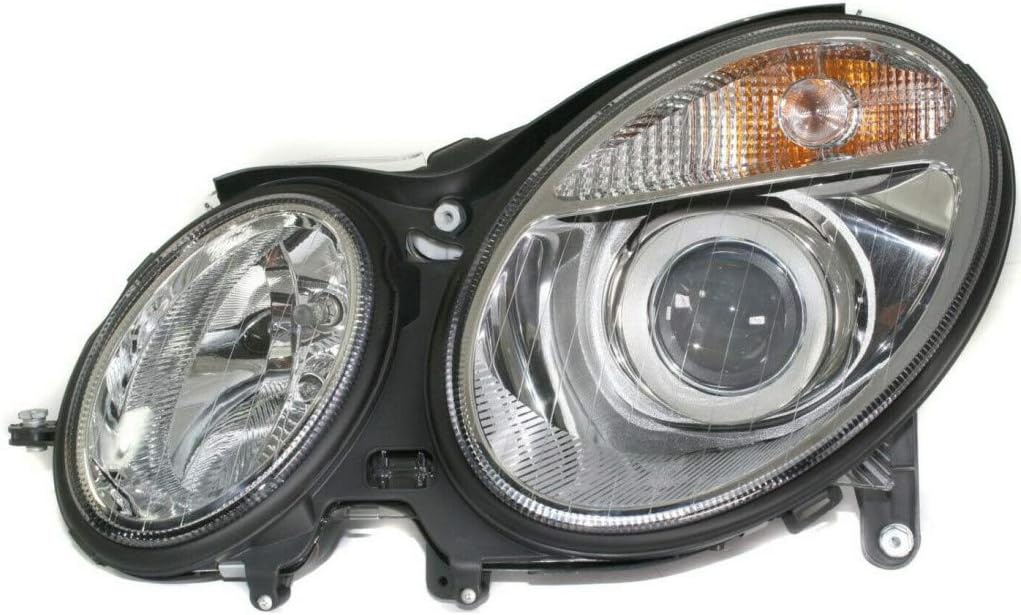 Headlight Assembly Pair Halogen for Mercedes-Benz E-Class 2003 2006 U81936