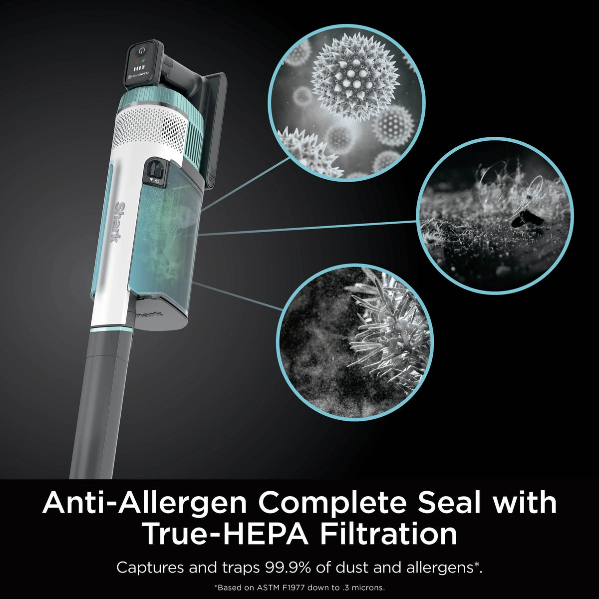 Cordless Stick Vacuum with HEPA Filtration F6117