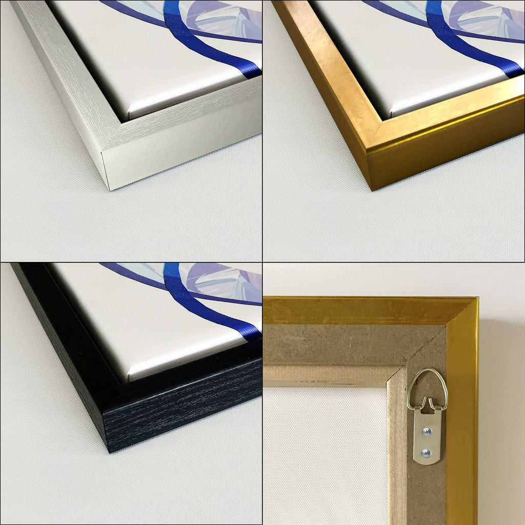White Framed Canvas Y9544