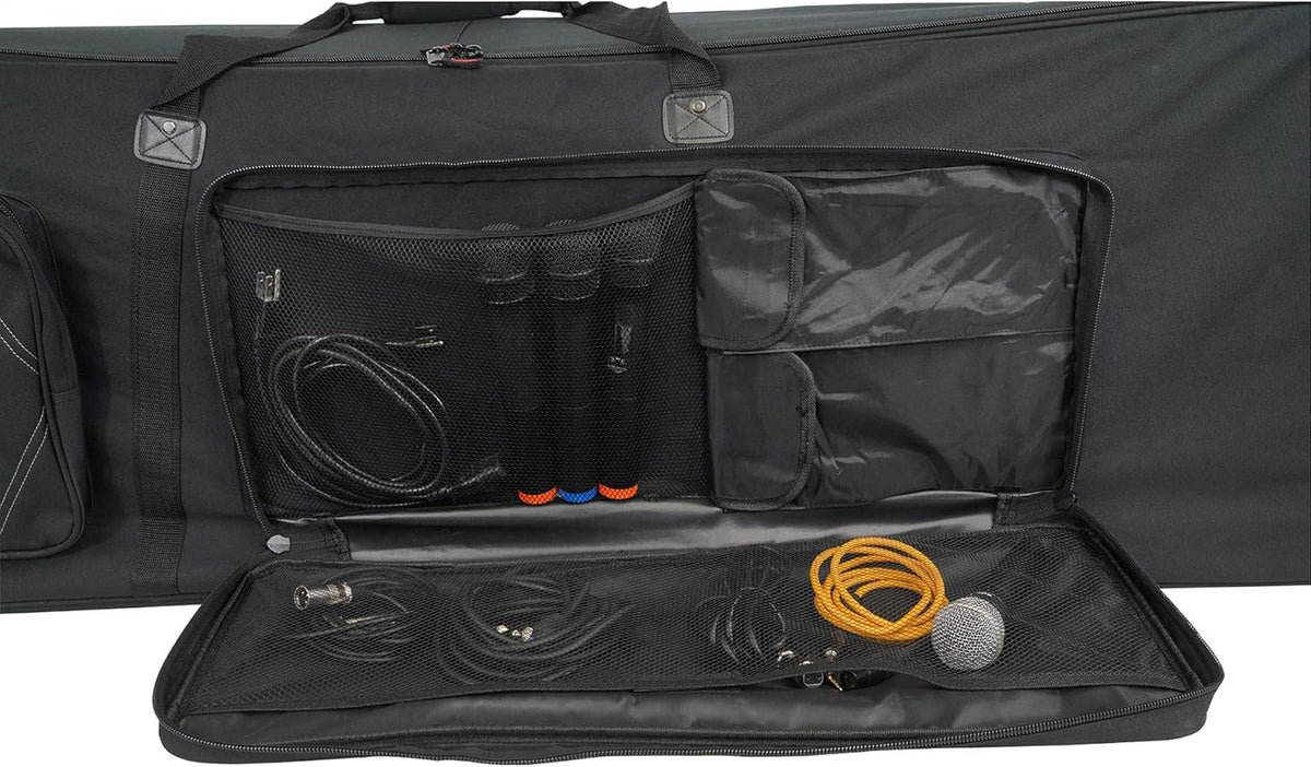 Rolling Bag 61 Slim Keyboard Case with Wheels and Large Pocket T720415