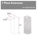 Stainless Steel Chimney Extension D640