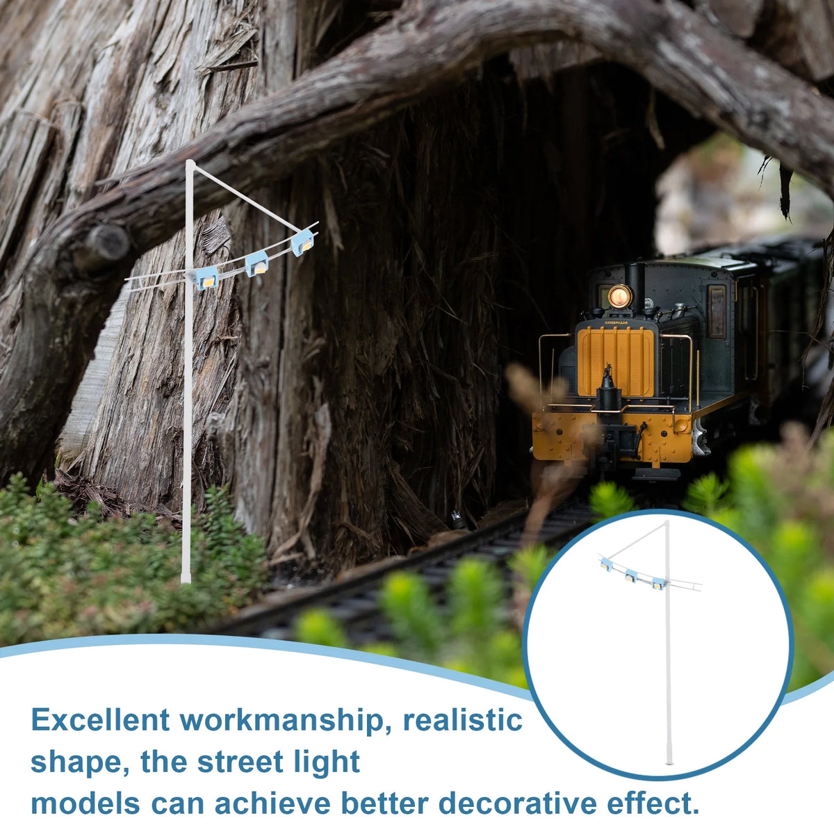 Miniature Street Light Decor for Dollhouse E52526