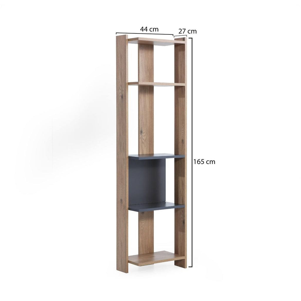 Gray Bookcase B54343