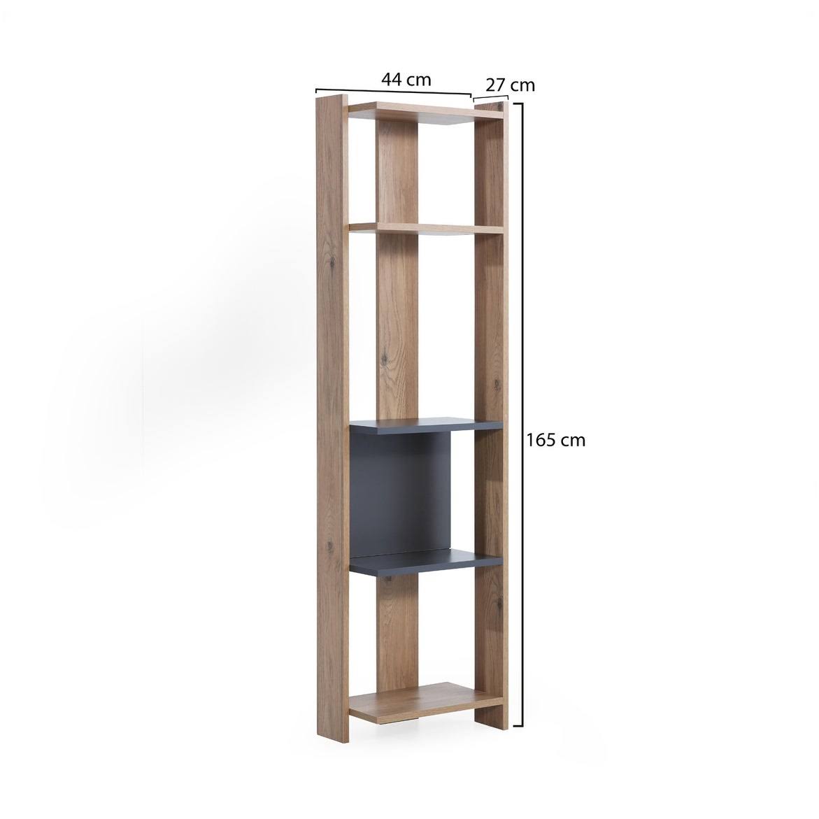 Gray Bookcase B54343