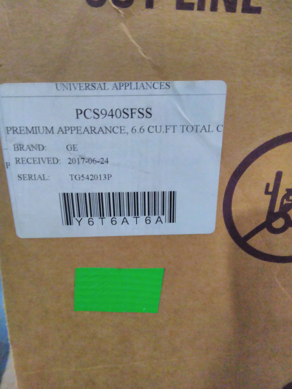 Electric Range D737147