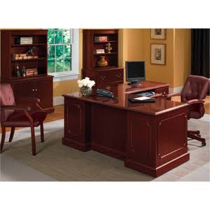 Mahogany Bookcase Hutch H616