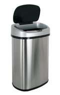 13.2-gallon Stainless Steel Touch Free Sensor Trash Can E38827