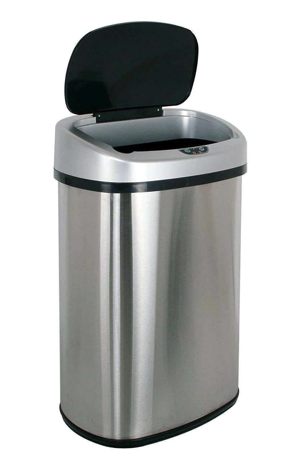 13.2-gallon Stainless Steel Touch Free Sensor Trash Can E38827