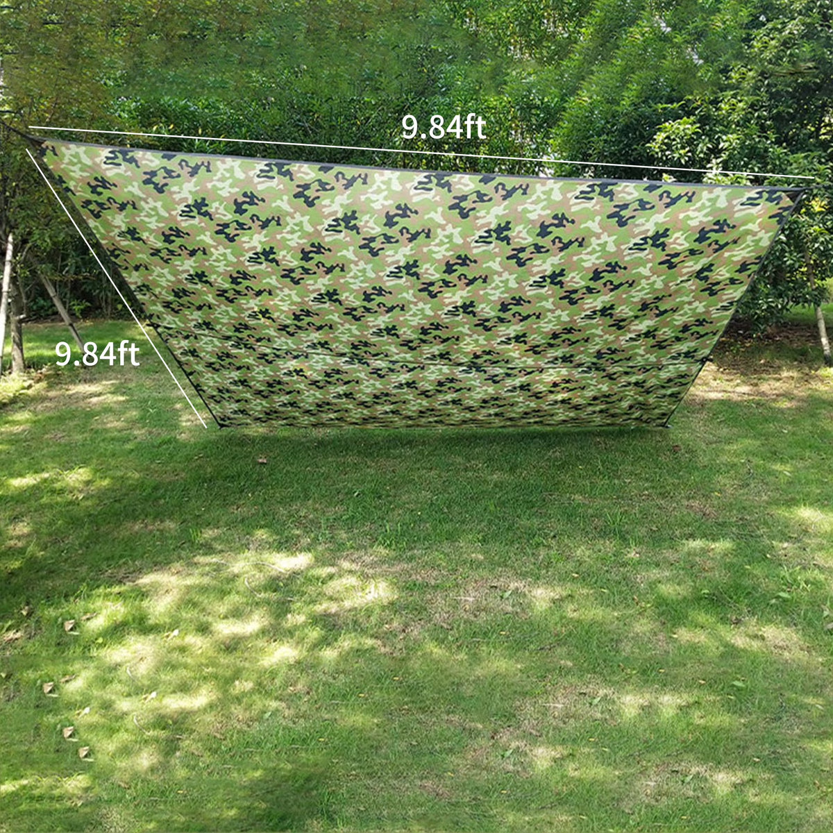 10 Ft UV Resistant Waterproof Sun Shade Sail Canopy J566