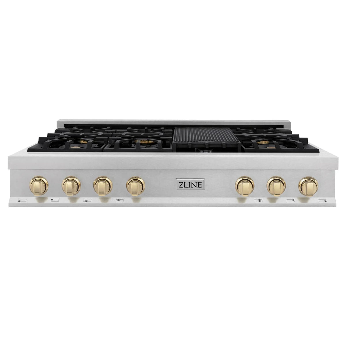 48 Porcelain Rangetop with 7 Gas Burners Stainless Steel H373730