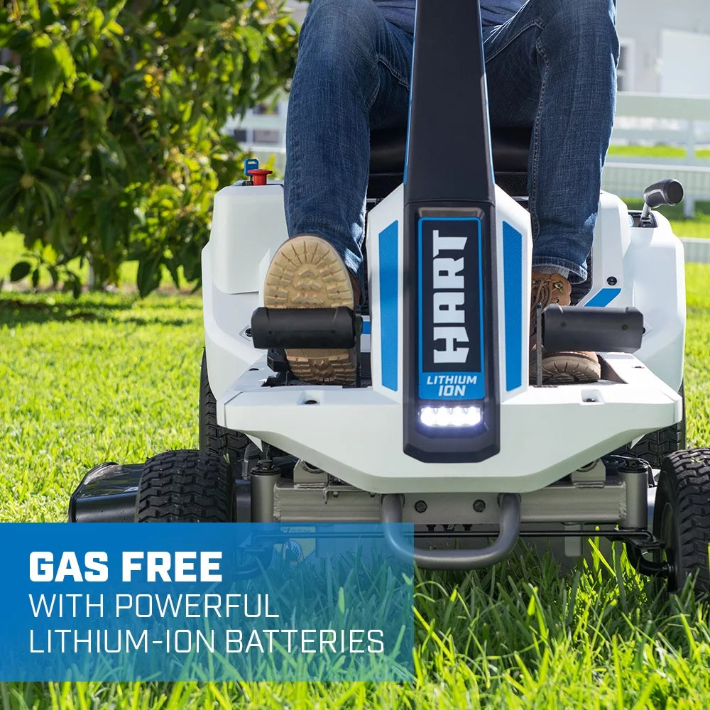 80-Volt 30-inch Deck Lithium-Ion Riding Lawn Mower Kit K134800