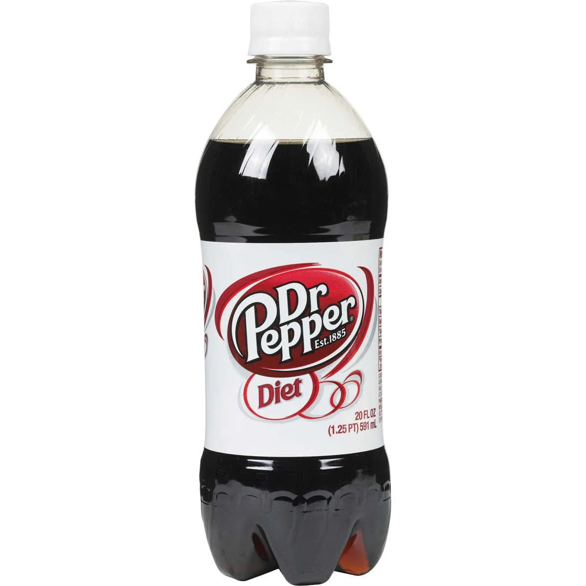 Diet Dr Pepper Soda 20oz Bottles, Quantity of 10 H5095