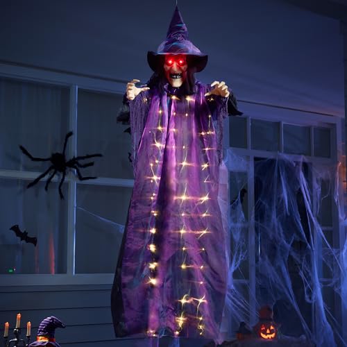 72” Hanging Witch Halloween Decoration H925399