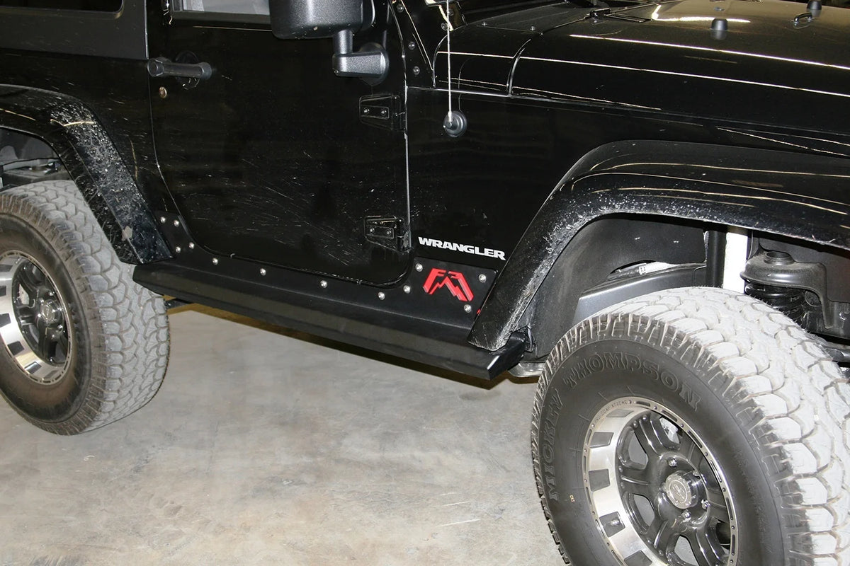 Rock Sliders Bare Steel K7426