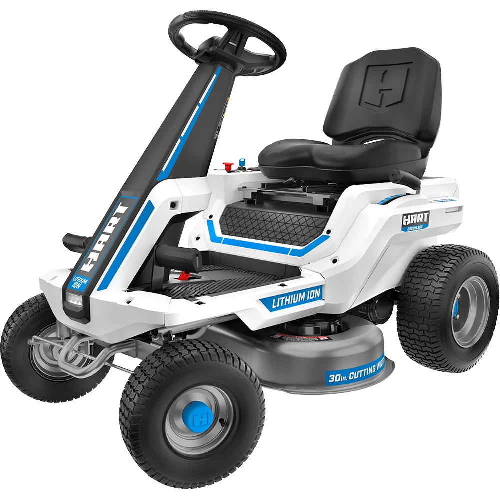 80-Volt 30-inch Deck Lithium-Ion Riding Lawn Mower Kit K134800