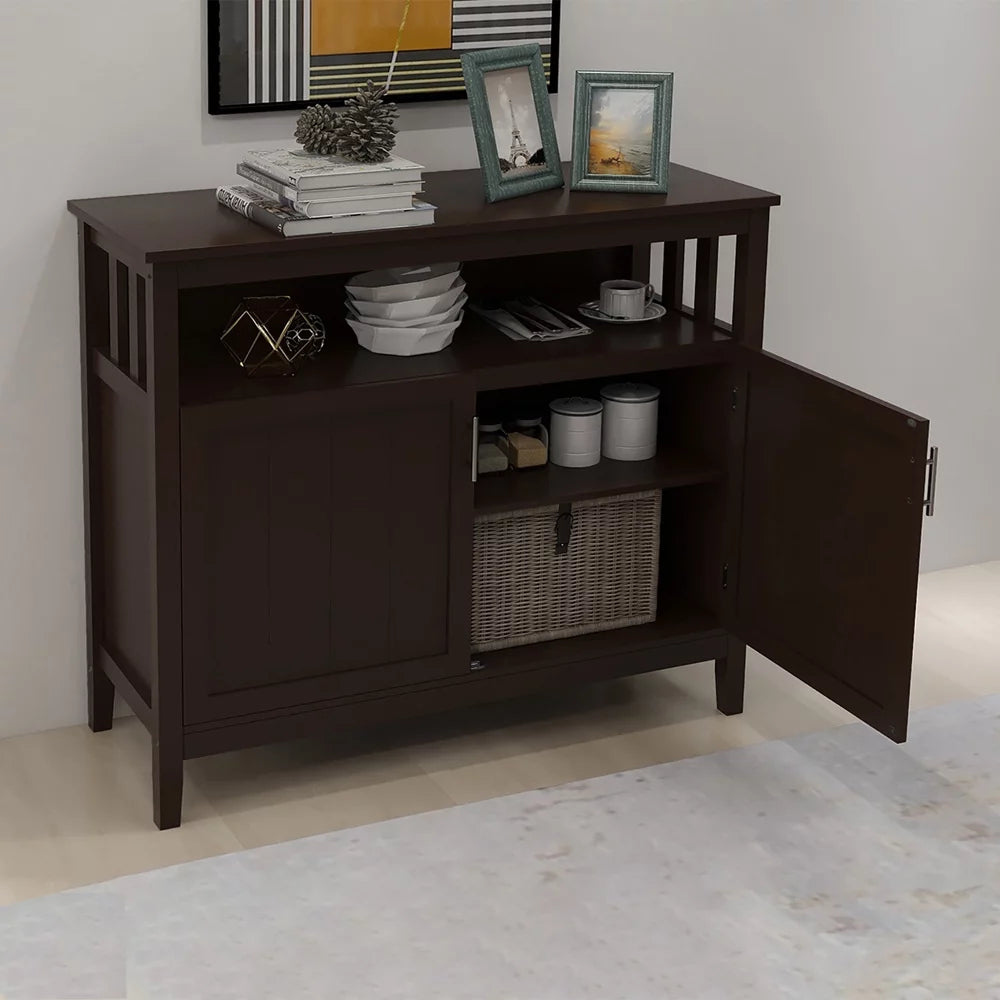 Buffet Cabinet with 2 Doors and Adjustable Shelf P76998