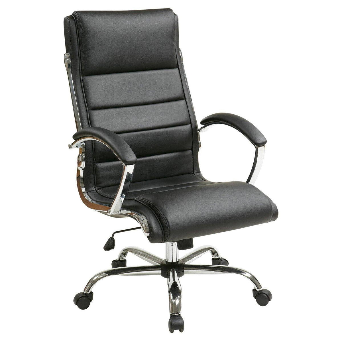 Cream Faux Leather Executive Chair G73499
