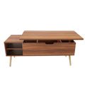 Black Solid Wood Lift Top Coffee Table A720892
