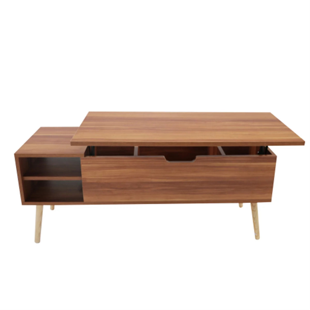 Black Solid Wood Lift Top Coffee Table A720892