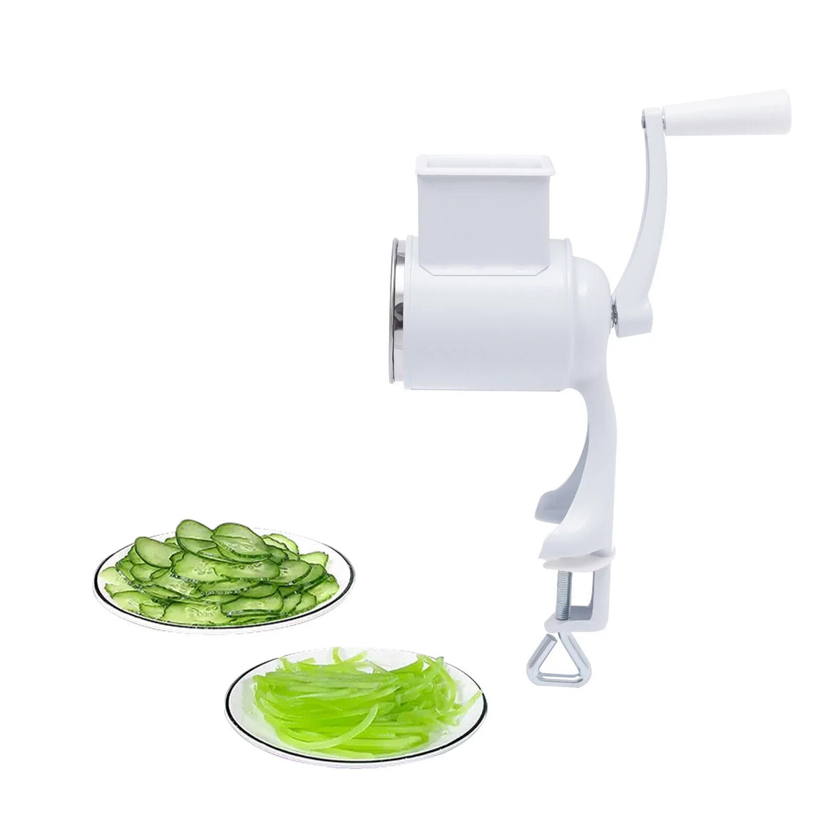 Manual Rotary Cheese Grater with 5 Blades W360175