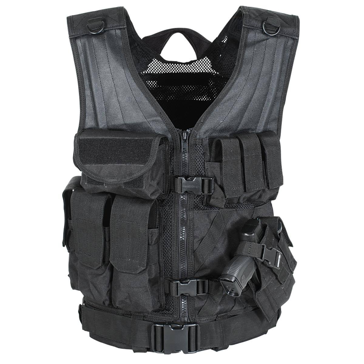 Black Entry Assault Vest F764
