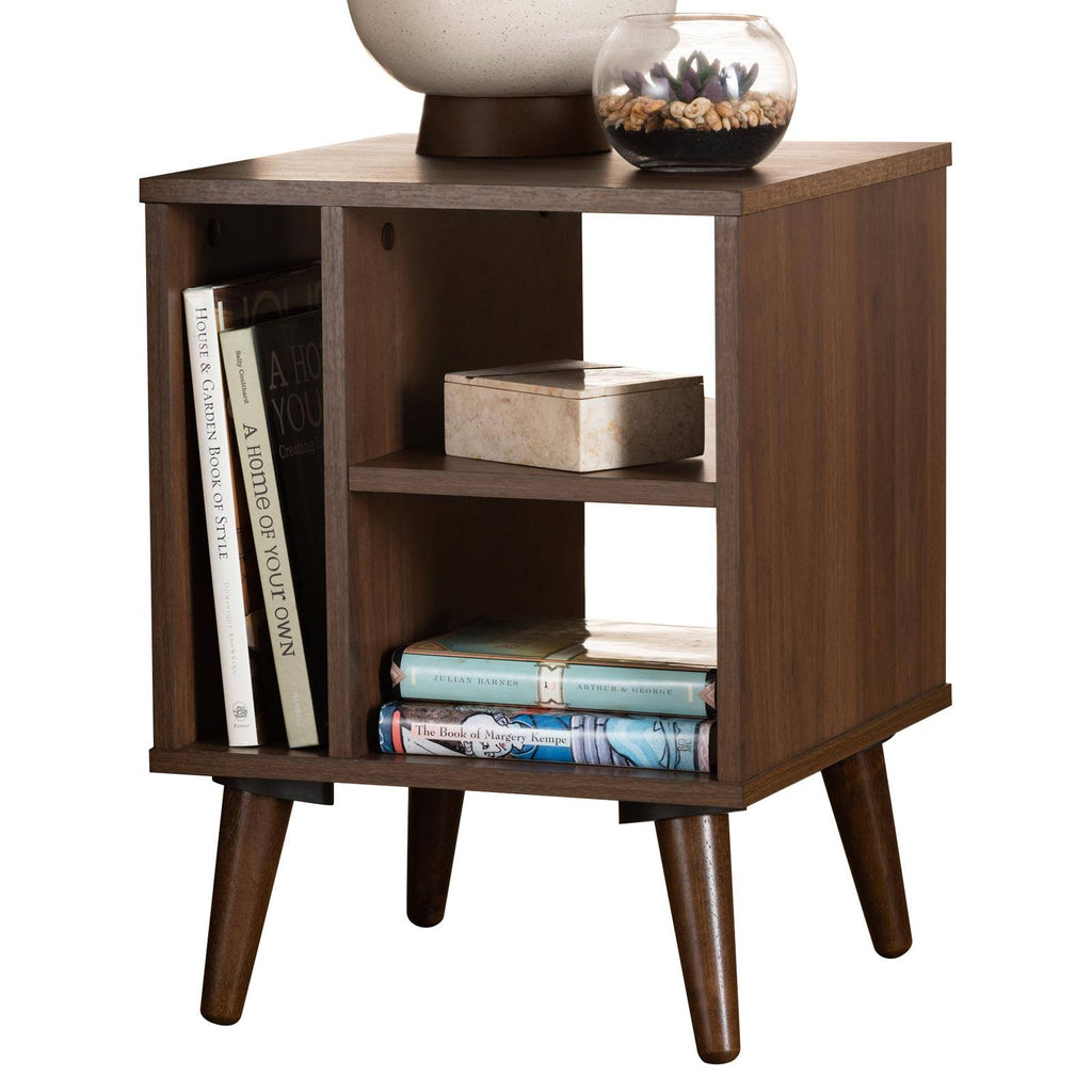 Walnut Wood End Table B389825
