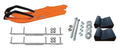Orange Snowmobile Skis with 6" Shaper Bars Complete Kit X409340