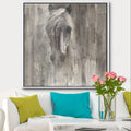 White Framed Canvas Y9544