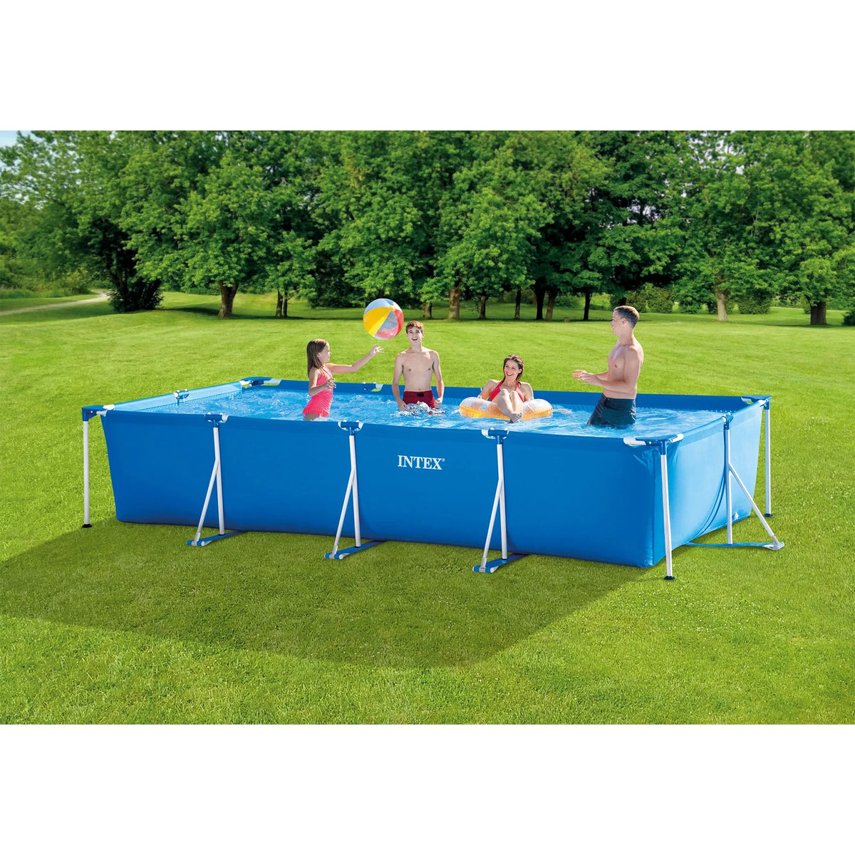 14.75' x 33" Rectangular Frame Above Ground Swimming Pool M565267
