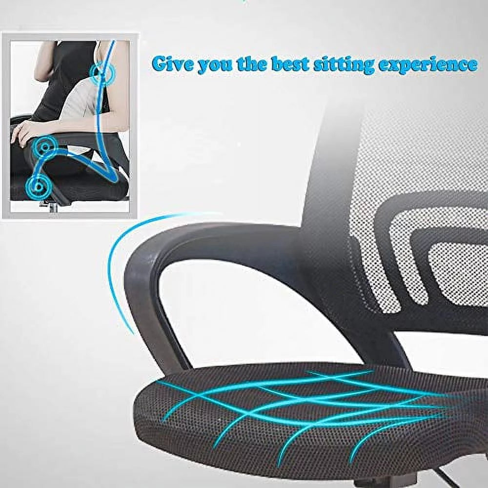 Black Executive Chair with Lumbar Support Y865