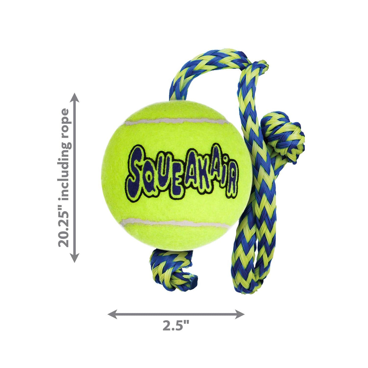 SqueakAir Ball with Rope X274190