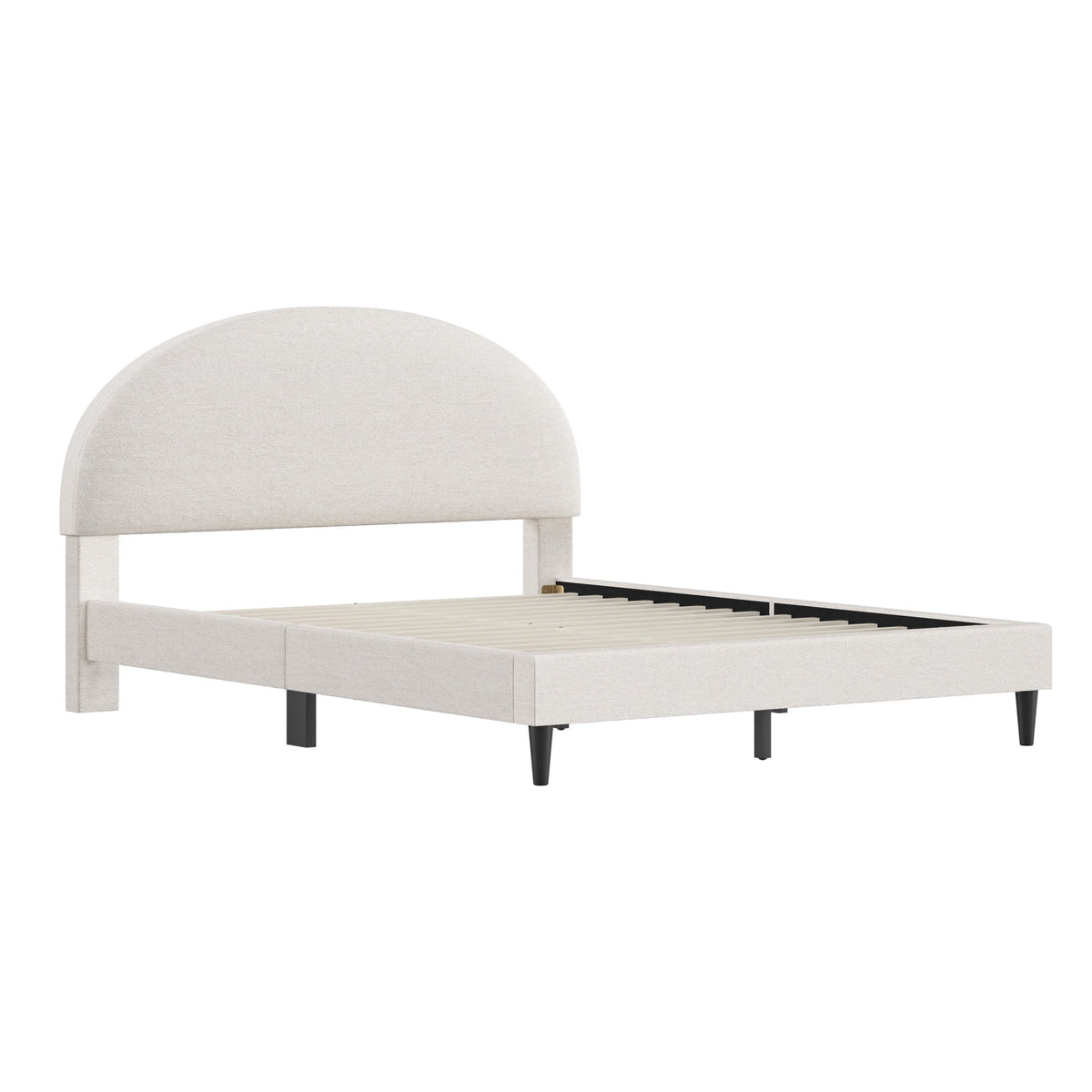 Queen Upholstered Platform Bed L7957
