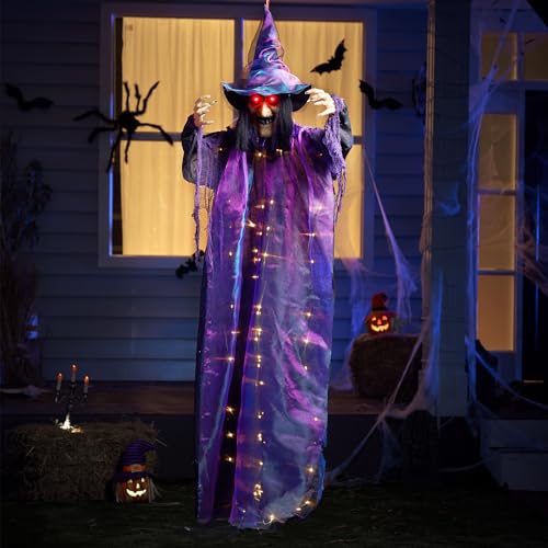 72” Hanging Witch Halloween Decoration H925399