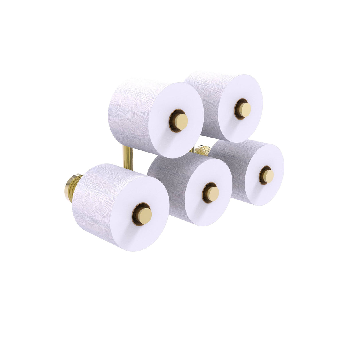 Wall Mount Toilet Paper Holder Unlacquered Brass H44842