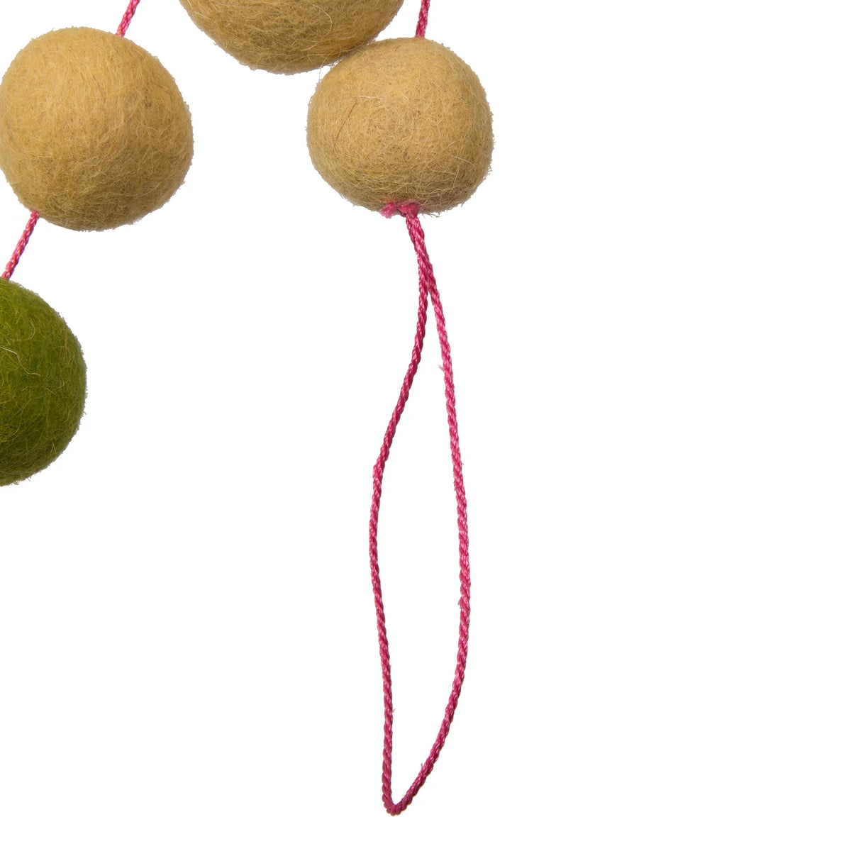 6' Multicolor Wool Pom Pom Garland D333685