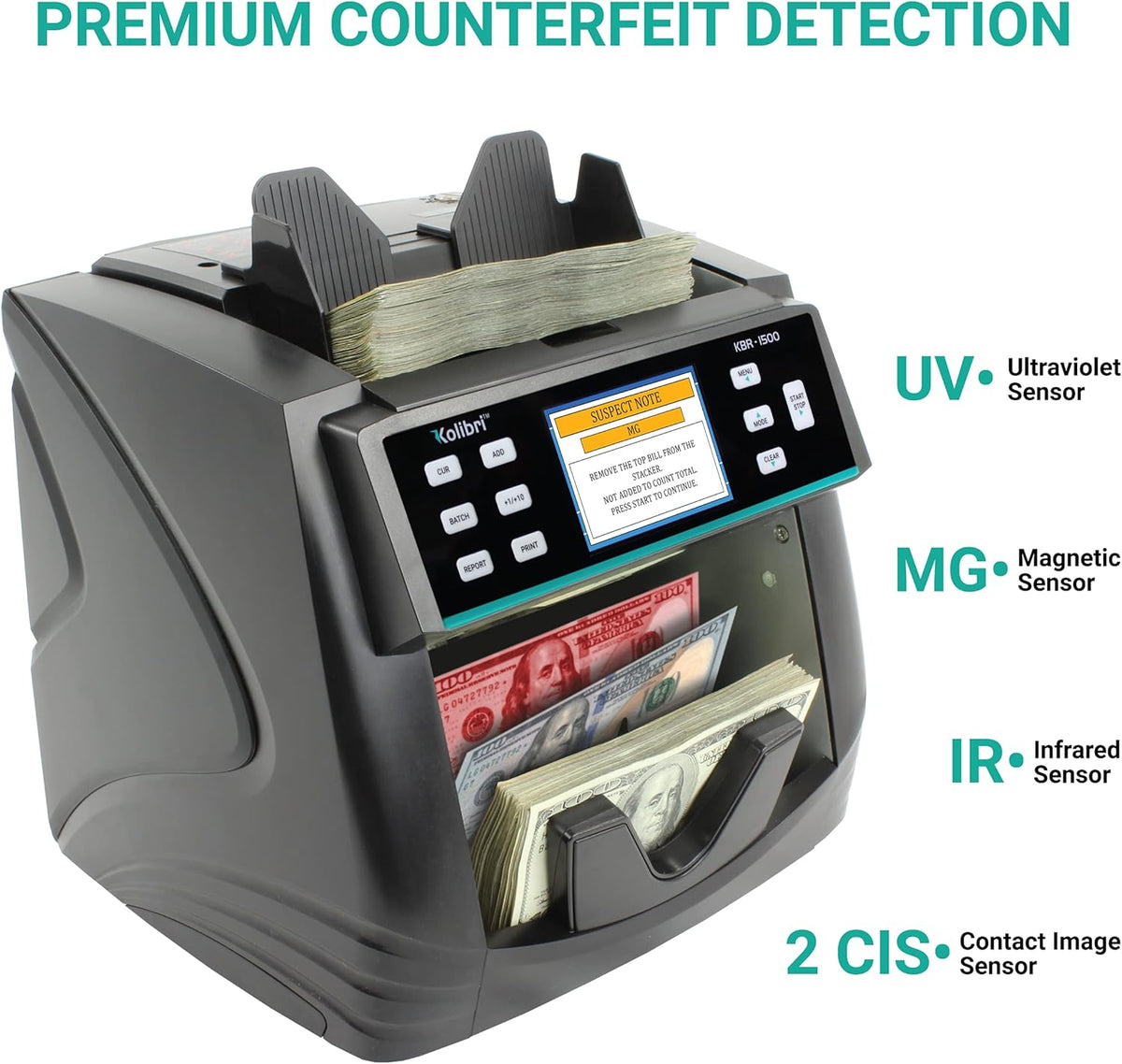 Money Counter Machine with Advanced Counterfeit Detection Z904