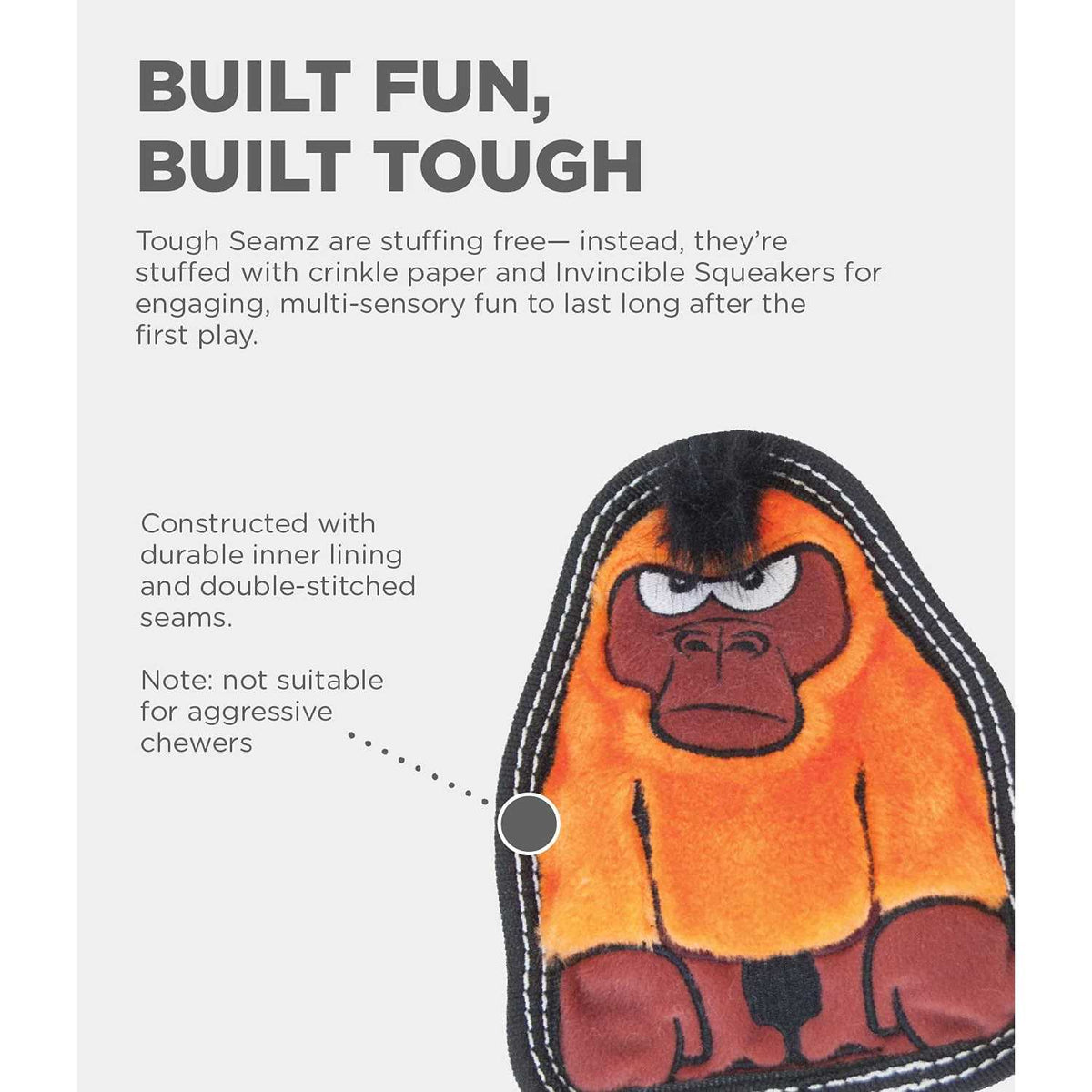 Tough Seamz Dog Toy B715534