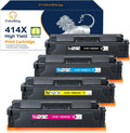 4-Pack High Yield Toner Cartridge for HP Printer J6662