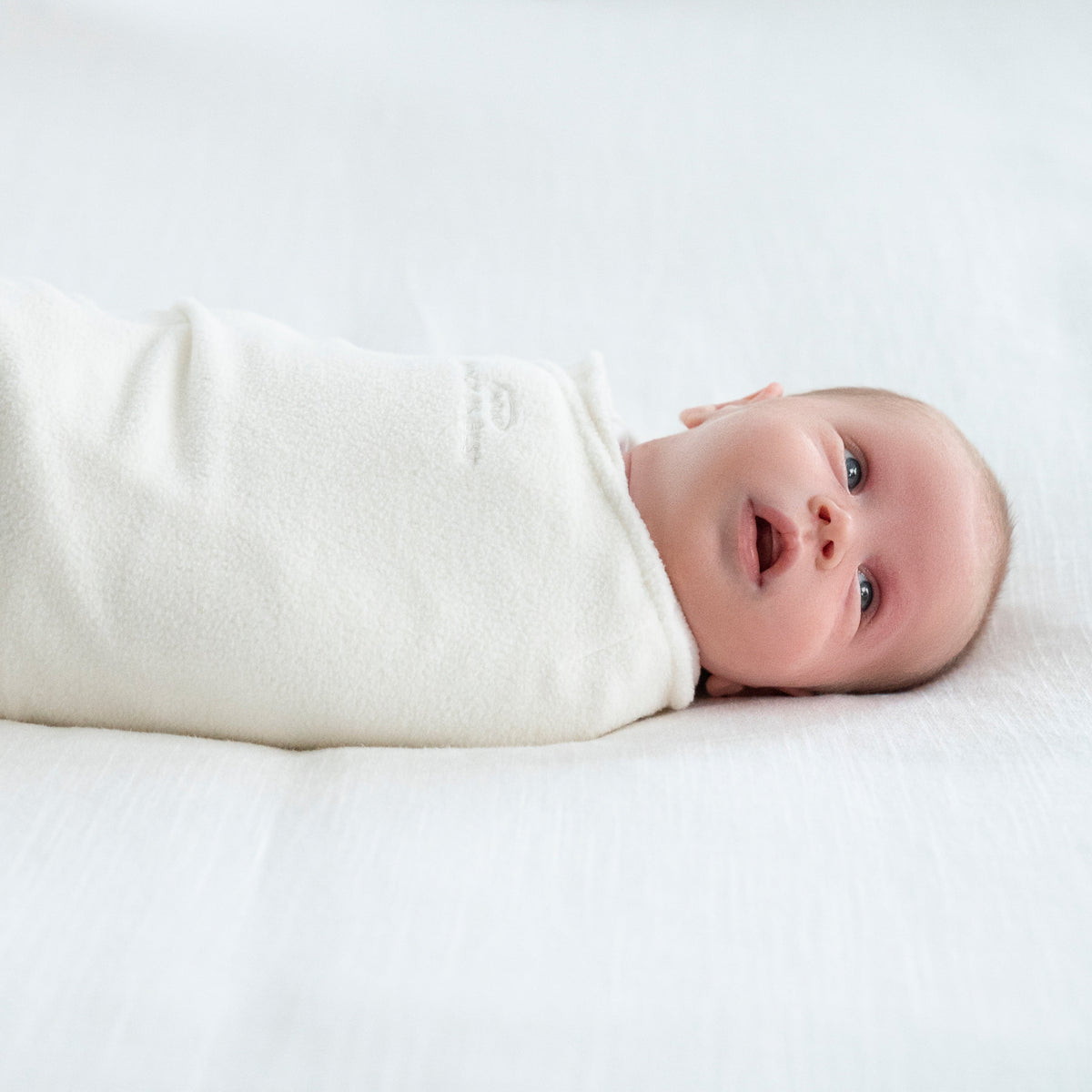 Micro-Fleece Sleepsack Swaddle, Cream, Small V5712