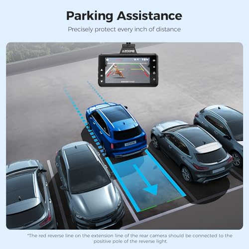 Dual Dash Cam Front and Rear with 64GB Card K755
