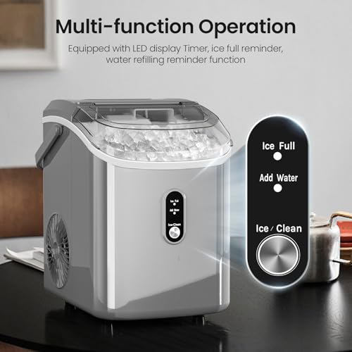Black Portable Nugget Ice Maker Z68860