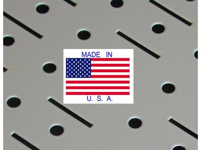 White Metal Pegboard Tool Storage Kit I703